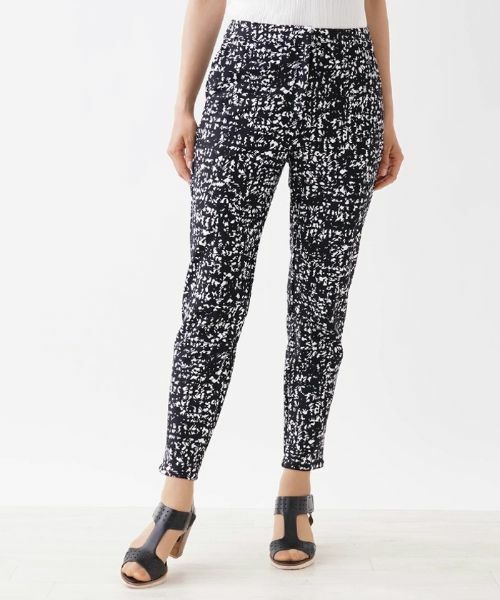 Leilian / レリアン その他パンツ | モザイク柄アンクル丈スリムパンツ | 詳細4