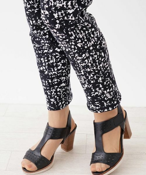 Leilian / レリアン その他パンツ | モザイク柄アンクル丈スリムパンツ | 詳細8