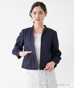 Leilian / レリアン その他アウター | ジップアップブルゾン