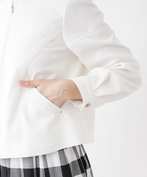 Leilian / レリアン その他アウター | ジップアップブルゾン | 詳細9