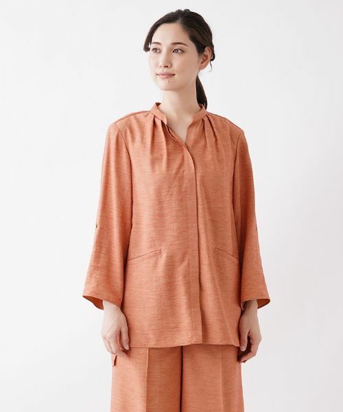 Leilian / レリアン シャツ・ブラウス | バンドカラーブラウス | 詳細4