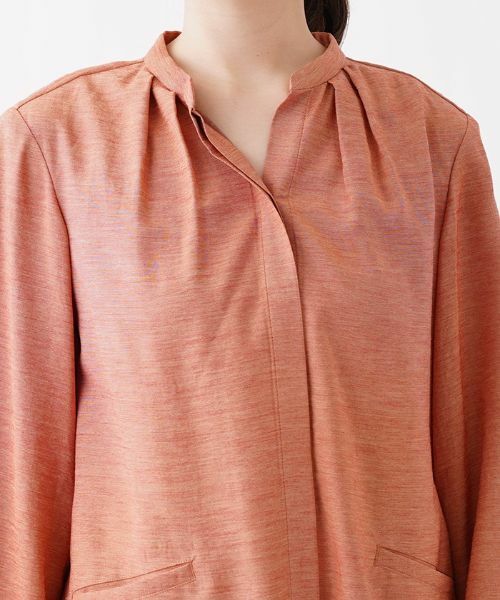 Leilian / レリアン シャツ・ブラウス | バンドカラーブラウス | 詳細7