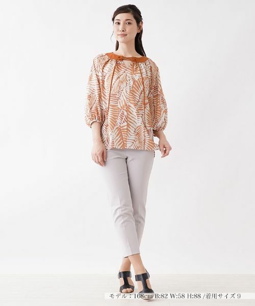 Leilian / レリアン シャツ・ブラウス | ボタニカルプリントブラウス | 詳細1