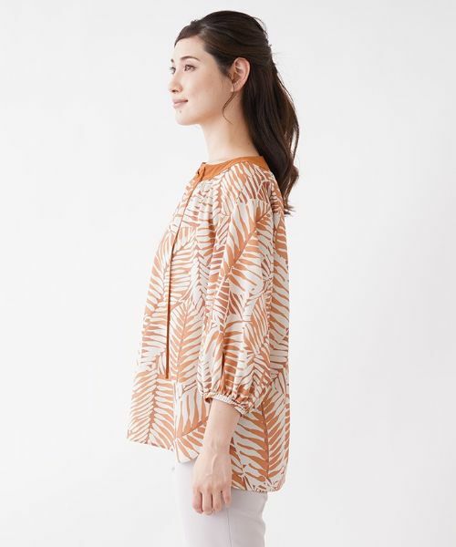 Leilian / レリアン シャツ・ブラウス | ボタニカルプリントブラウス | 詳細5