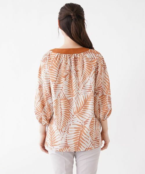 Leilian / レリアン シャツ・ブラウス | ボタニカルプリントブラウス | 詳細6