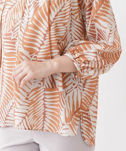 Leilian / レリアン シャツ・ブラウス | ボタニカルプリントブラウス | 詳細8