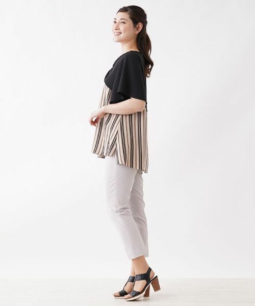 Leilian / レリアン シャツ・ブラウス | バイカラースリーブブラウス | 詳細2