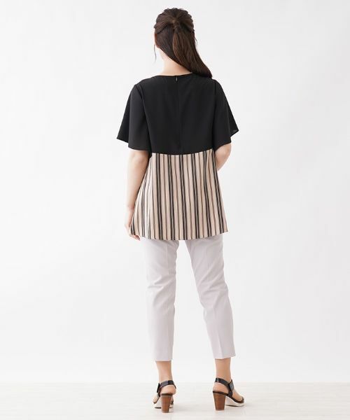 Leilian / レリアン シャツ・ブラウス | バイカラースリーブブラウス | 詳細3