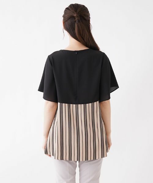 Leilian / レリアン シャツ・ブラウス | バイカラースリーブブラウス | 詳細6