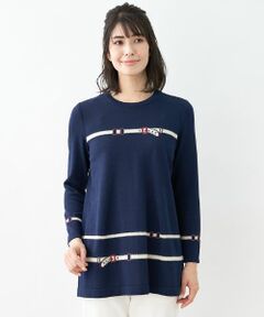 Leilian / レリアン ニット・セーター | ベルト柄ニット【Leilian the week】