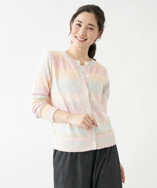 Leilian / レリアン カーディガン・ボレロ | グラデーションカラーカーディガン | 詳細10