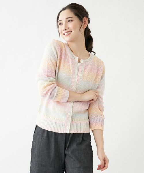 Leilian / レリアン カーディガン・ボレロ | グラデーションカラーカーディガン | 詳細8