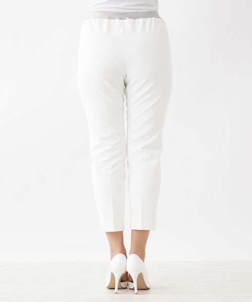 Leilian / レリアン その他パンツ | アンクル丈ホワイトテーパードパンツ | 詳細6