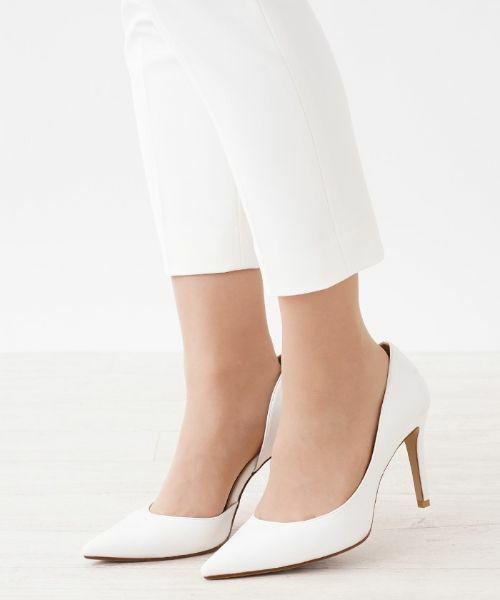 Leilian / レリアン その他パンツ | アンクル丈ホワイトテーパードパンツ | 詳細8