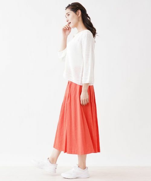 Leilian / レリアン ミニ・ひざ丈スカート | ミモレ丈プリーツスカート【my perfect wardrobe】 | 詳細2