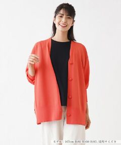 Leilian / レリアン カーディガン・ボレロ | ドロップショルダーカーディガン【my perfect wardrobe】