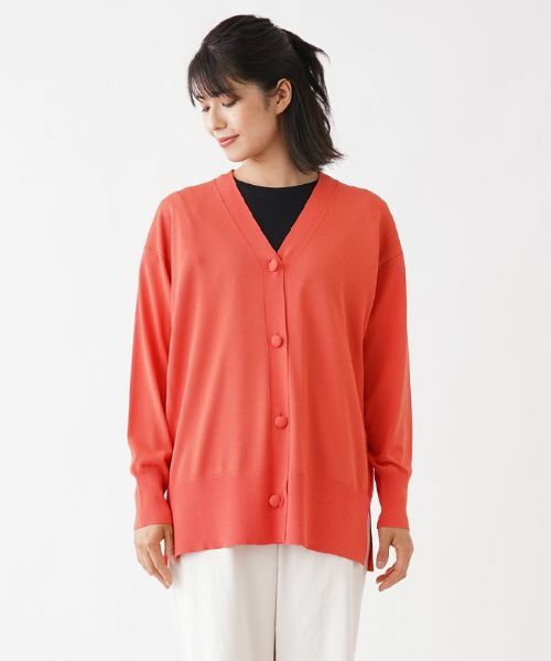 Leilian / レリアン カーディガン・ボレロ | ドロップショルダーカーディガン【my perfect wardrobe】 | 詳細4