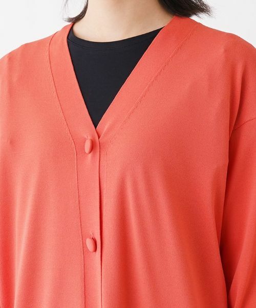 Leilian / レリアン カーディガン・ボレロ | ドロップショルダーカーディガン【my perfect wardrobe】 | 詳細7