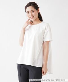 Leilian / レリアン カットソー | 前後切り替えクルーネックカットソー【my perfect wardrobe】