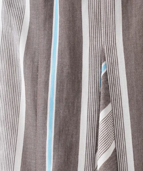 Leilian / レリアン ミニ・ひざ丈スカート | 切り替えストライプスカート | 詳細9