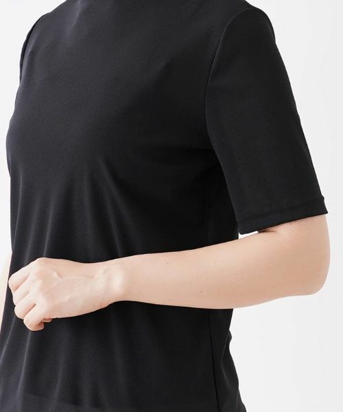 Leilian / レリアン カットソー | シアーハイネックカットソー | 詳細8