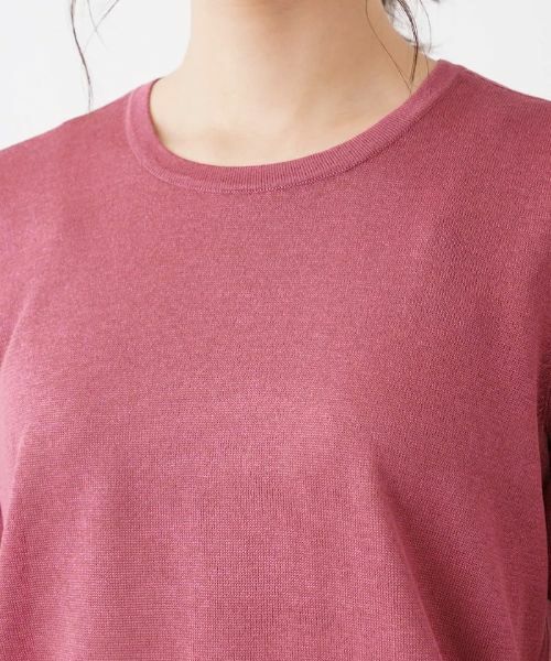 Leilian / レリアン ニット・セーター | 杢調クルーネックカットソー | 詳細7