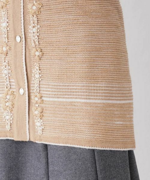 Leilian / レリアン カーディガン・ボレロ | 【ONOFF使える】フラワービジューカーディガン【CORSINI & PROTI】 | 詳細16