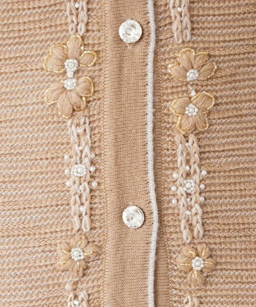 Leilian / レリアン カーディガン・ボレロ | 【ONOFF使える】フラワービジューカーディガン【CORSINI & PROTI】 | 詳細17