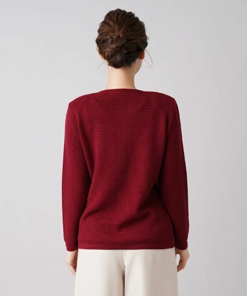 Leilian / レリアン カーディガン・ボレロ | 刺繍デザインニットカーディガン【CORSINI & PROTI】 | 詳細6