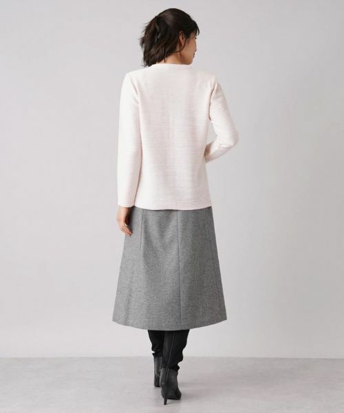 Leilian / レリアン カーディガン・ボレロ | フラワー刺繍クルーネックカーディガン【CORSINI & PROTI】 | 詳細15