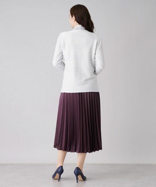 Leilian / レリアン カーディガン・ボレロ | フラワー刺繍クルーネックカーディガン【CORSINI & PROTI】 | 詳細3