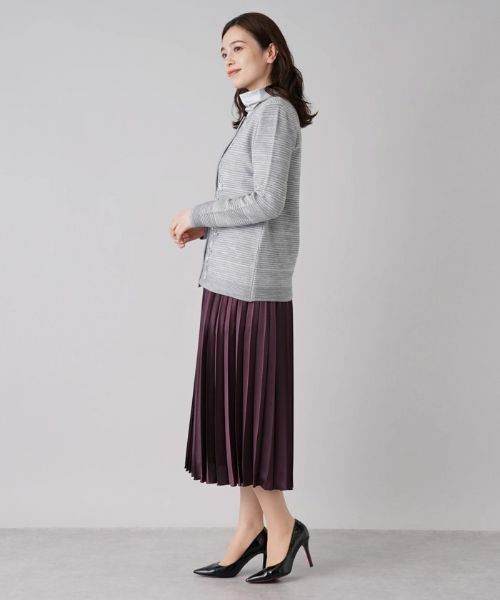 Leilian / レリアン カーディガン・ボレロ | フラワー刺繍クルーネックカーディガン【CORSINI & PROTI】 | 詳細5