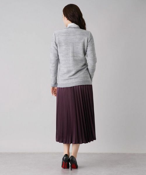 Leilian / レリアン カーディガン・ボレロ | フラワー刺繍クルーネックカーディガン【CORSINI & PROTI】 | 詳細6