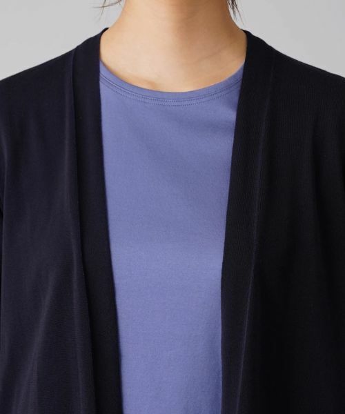 Leilian / レリアン カーディガン・ボレロ | 配色ヘムトッパーカーディガン | 詳細4