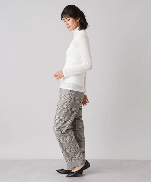 Leilian / レリアン カットソー | シアーハイネックトップス | 詳細15