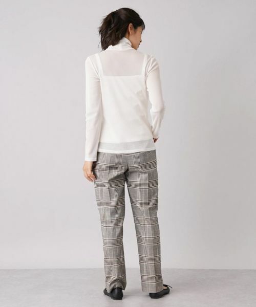 Leilian / レリアン カットソー | シアーハイネックトップス | 詳細16