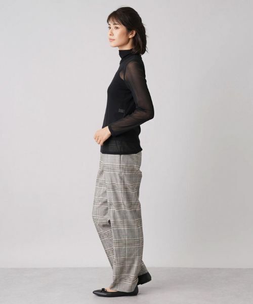 Leilian / レリアン カットソー | シアーハイネックトップス | 詳細18