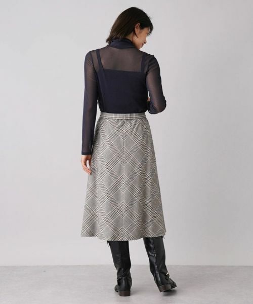 Leilian / レリアン カットソー | シアーハイネックトップス | 詳細3