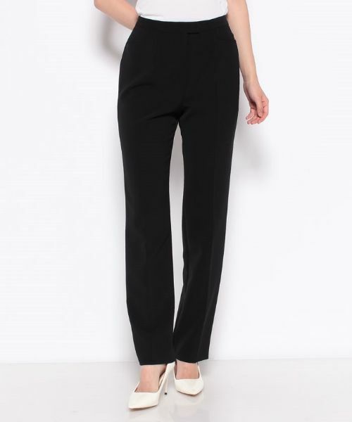 Leilian / レリアン その他パンツ | 【ベーシック】コンフォートストレッチパンツ(ブラック)