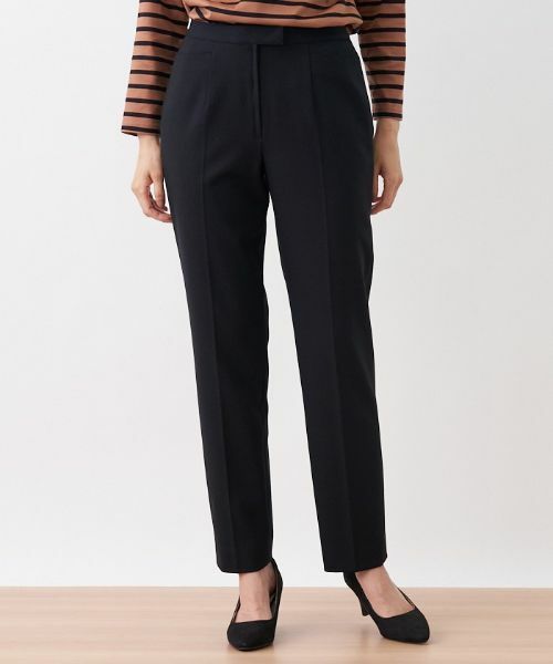 Leilian / レリアン その他パンツ | コンフォートストレッチパンツ(ブラック)