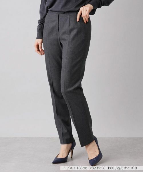 Leilian/レリアン コンフォートストレッチパンツ チャコール系 11(L) Leilian/レリアン コンフォートストレッチパンツ チャコール系 11(L)