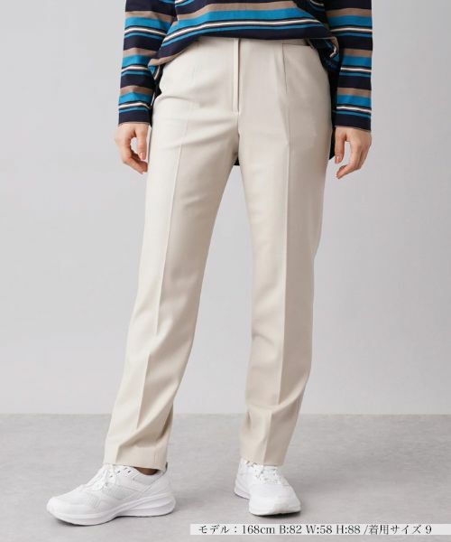 Leilian / レリアン その他パンツ | コンフォートストレッチパンツ(ライトベージュ)