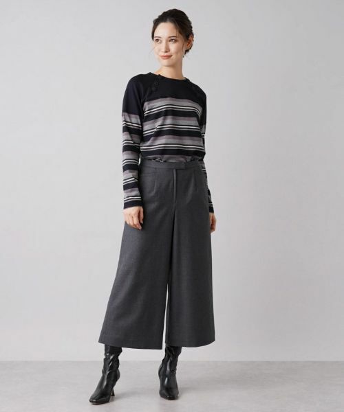 Leilian / レリアン その他パンツ | コンフォートストレッチワイドパンツ | 詳細17