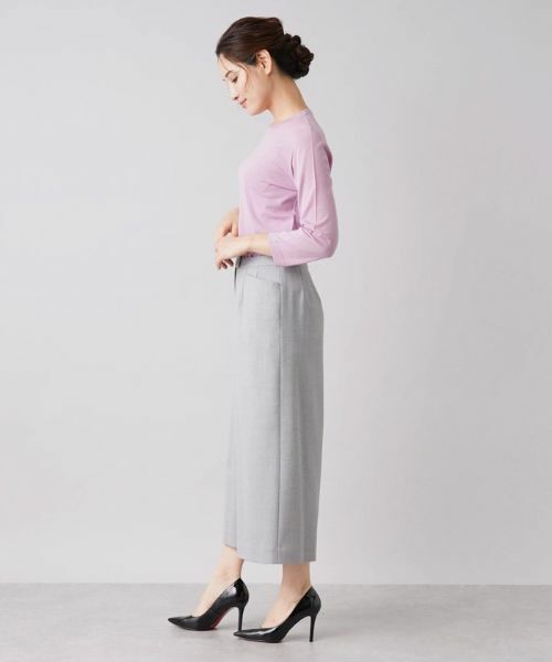 Leilian / レリアン その他パンツ | コンフォートストレッチワイドパンツ | 詳細2