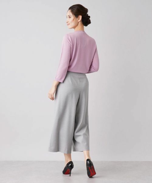 Leilian / レリアン その他パンツ | コンフォートストレッチワイドパンツ | 詳細3