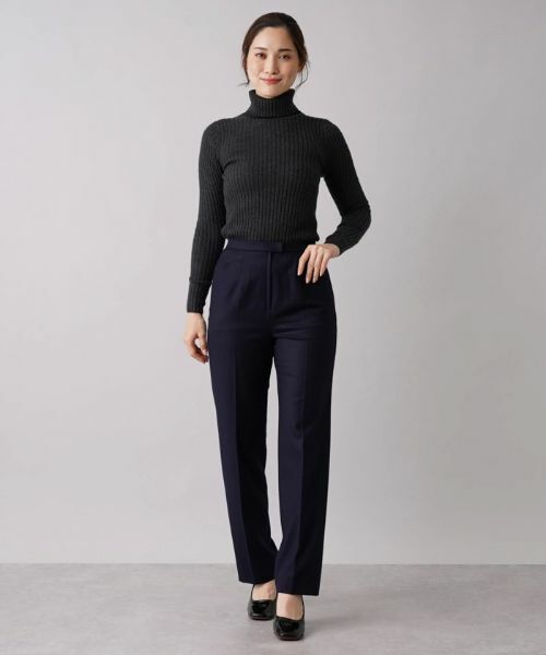 Leilian / レリアン その他パンツ | ウールストレッチパンツ | 詳細12