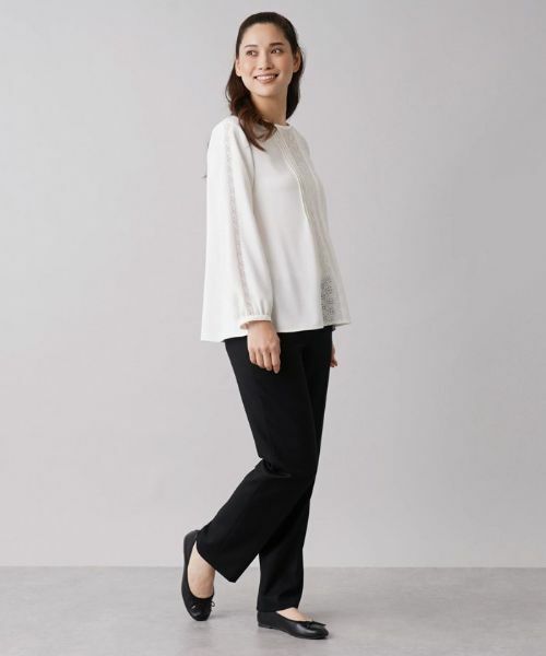 Leilian / レリアン その他パンツ | ウールストレッチパンツ | 詳細15