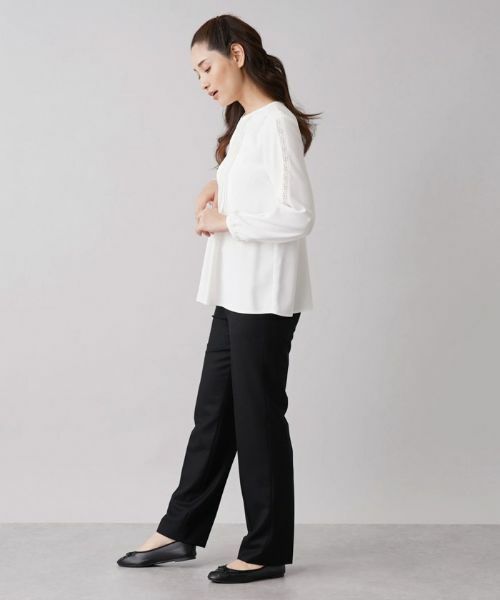 Leilian / レリアン その他パンツ | ウールストレッチパンツ | 詳細16