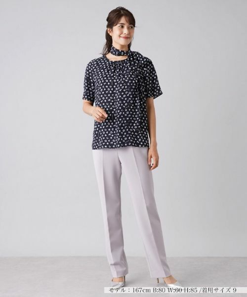 Leilian / レリアン シャツ・ブラウス | リボンベルト付きイニシャルロゴブラウス【ROCHAS Premiere】 | 詳細1