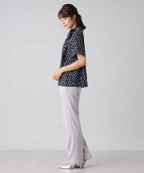 Leilian / レリアン シャツ・ブラウス | リボンベルト付きイニシャルロゴブラウス【ROCHAS Premiere】 | 詳細2